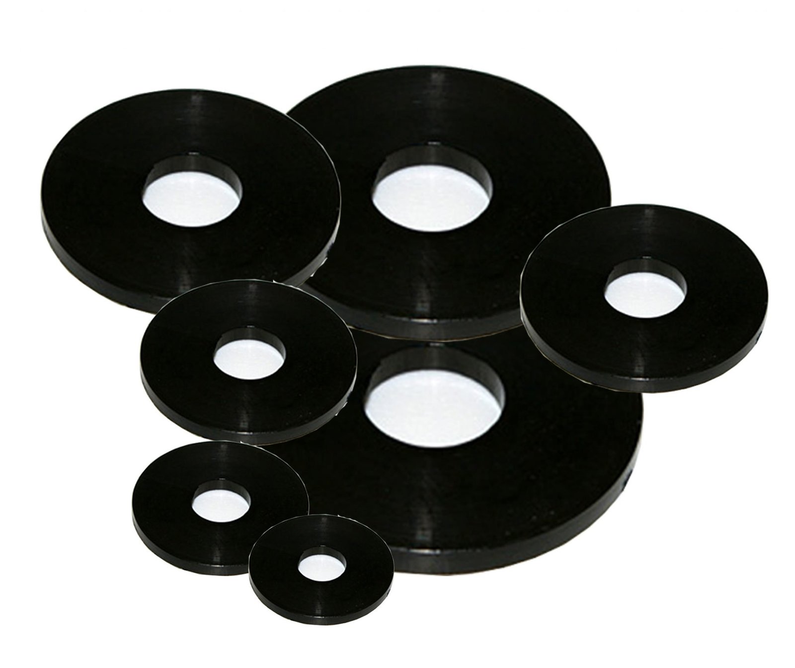 Black Penny Nylon Washers