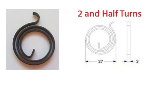 Door Handle Spring Coil 2 and Half Turns -3mm Thick - Image 2