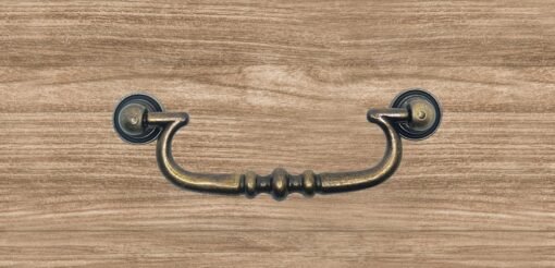 Cabinet Drawer Handle Solid Vintage Old Brass 403G BR - Image 7