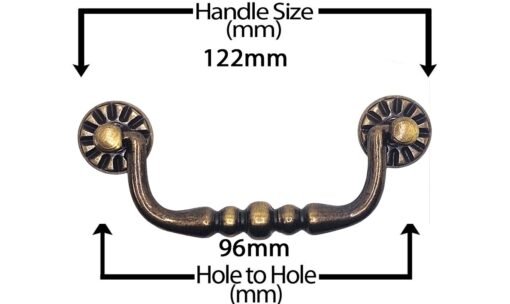 Handle Old Brass 452/3 BR - Image 6