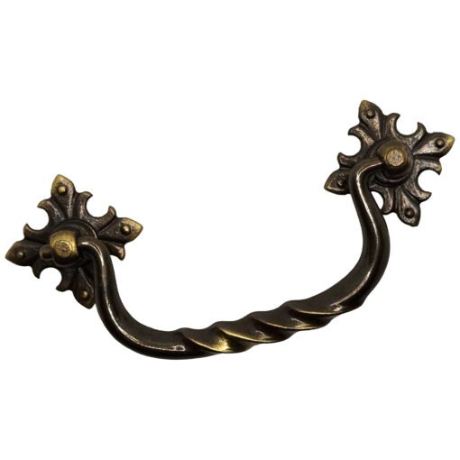 Vintage Cabinet Handles Brass Aged 415 BR