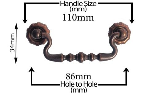 Vintage Cabinet Copper Handle