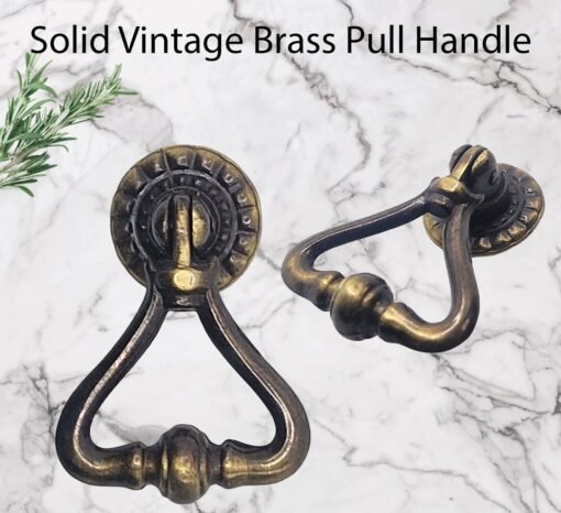 Solid Brass Handle Old Brass 936 BR - Image 2