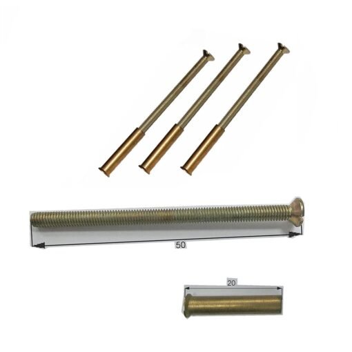M3 Door Handle Screws - Brass - Image 2
