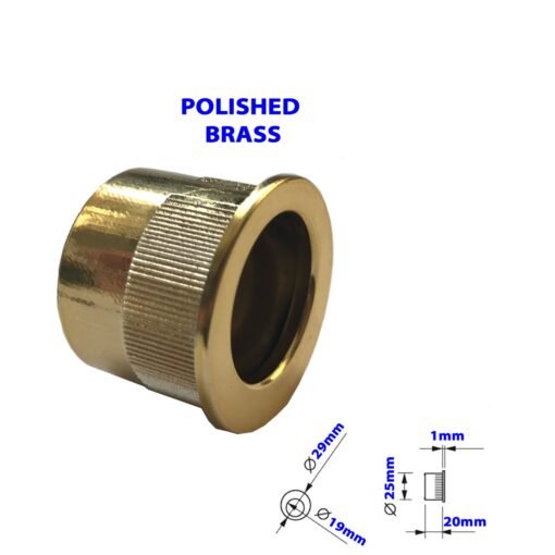 Brass Finger Pull Sliding Handle - Image 2