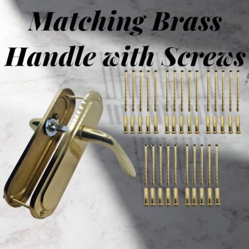 M4 Door Handle Screws Male Female Connecting Brass 60mm - Image 7