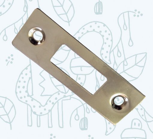 Face Plate Polished Stainless Steel for Tubular Latch - Image 3