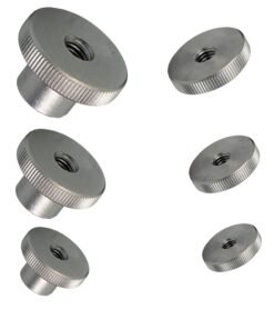 Knurled Thumb Nut High / Thin Type Nuts Hand Grip Knobs Stainless Steel