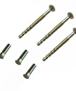 M4 Brass External UPVC Door Handle Connecting Screw Bolt with Sleeve Carriage