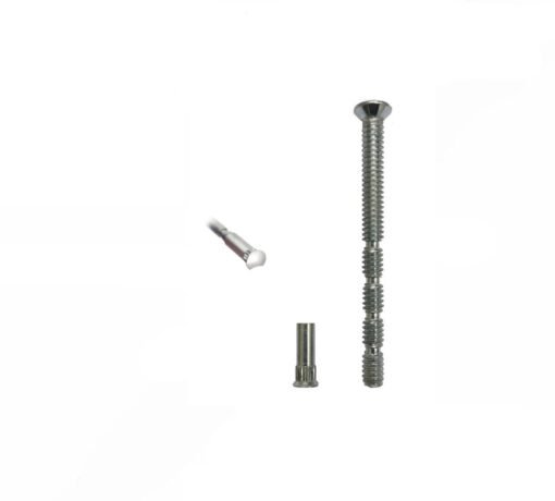 M5 Screw Patio Door Handle Fixing Bolts CHROME 90mm length
