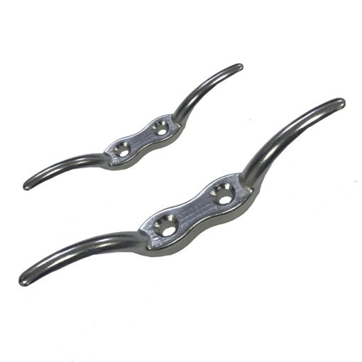 Flag Halyard Rope Cleat 68mm,112mm Stainless Steel A4 Marine Grade