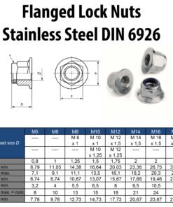 FLANGED NYLON Nuts