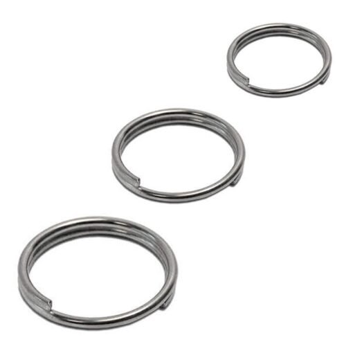 Split Round Rings Marine Grade Stainless Steel Polished Ring