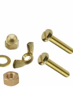 brass-bolts-dome-wing-hex-nuts-washers