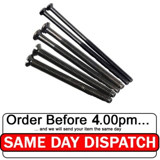 Black Electrical Screws with Black Nickel Finish for Sockets, and Switches - Various Sizes (40mm, 50mm, 75mm) - Image 2