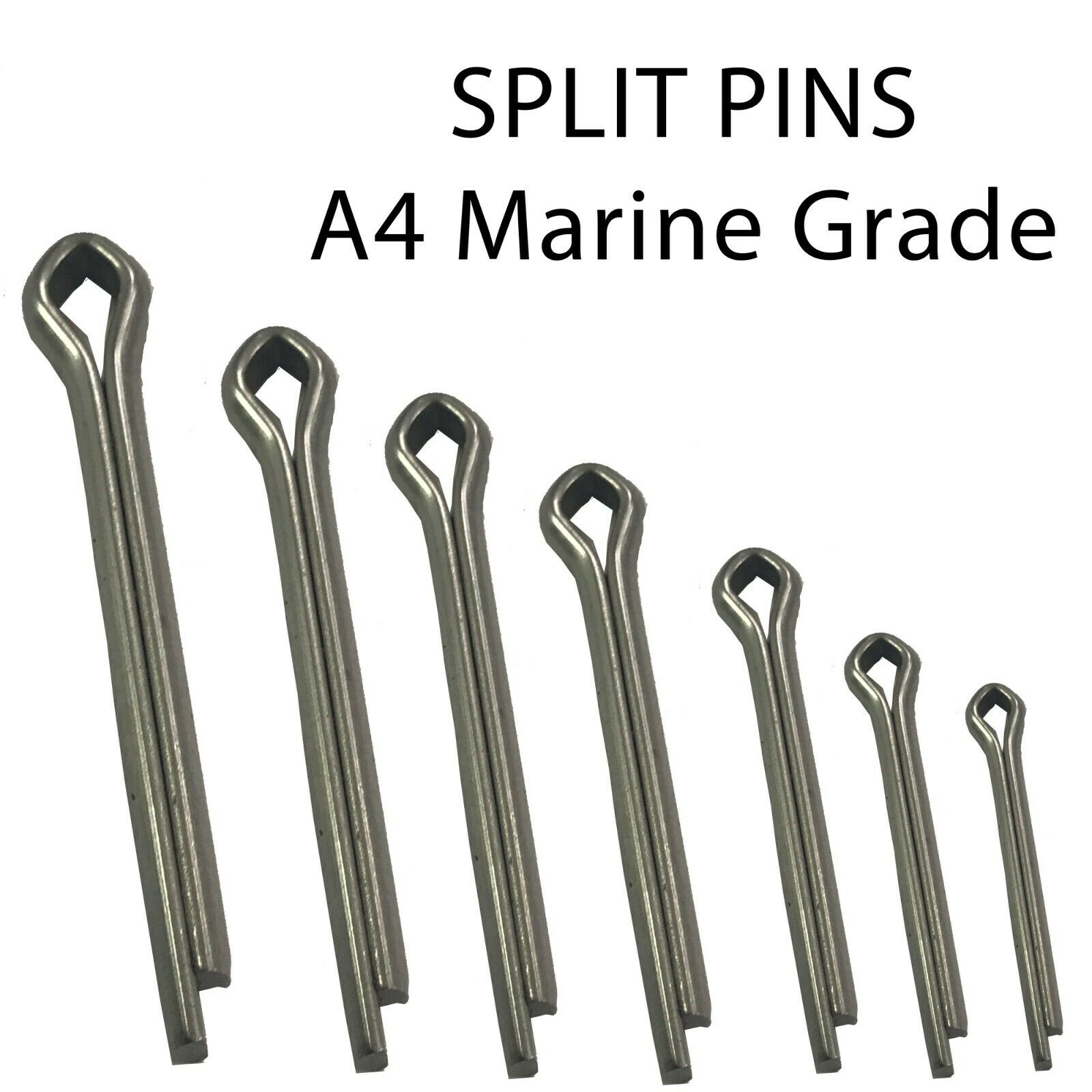 Split Pins Split Cotter Pins Marine Stainless Steel A4 Universal Hardware 
