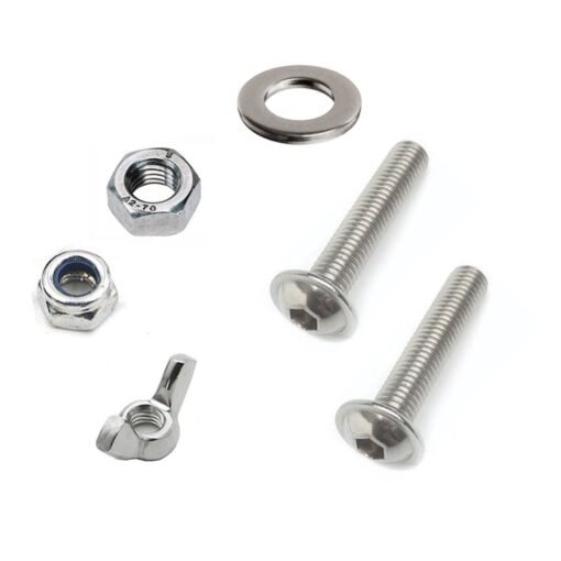 BUTTON HEAD Bolts Nuts and Washers A2 Stainless Steel Pack