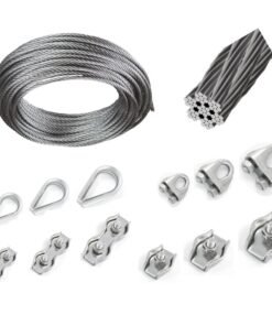 Wire Rope Cable Clamp Simplex, Duplex, Thimble Marine 316 Stainless Steel Clamps
