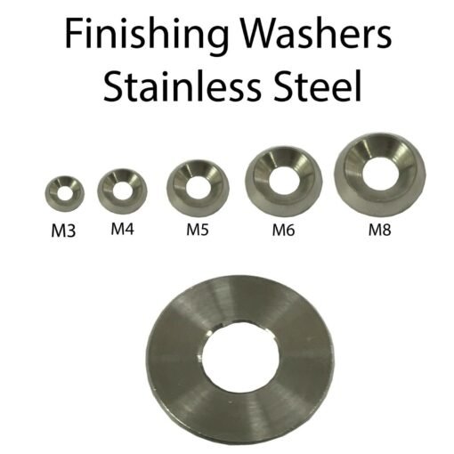 stainless steel finishing washers