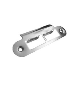Round strike plate chrome