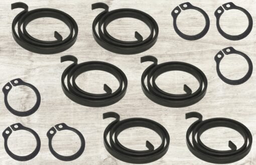 2.5 Turns Door Handle Springs Repair Kit Plus Circlip 2.5mm Thick ( 6 x 2.5 Turns plus 6 Circlips) - Image 4