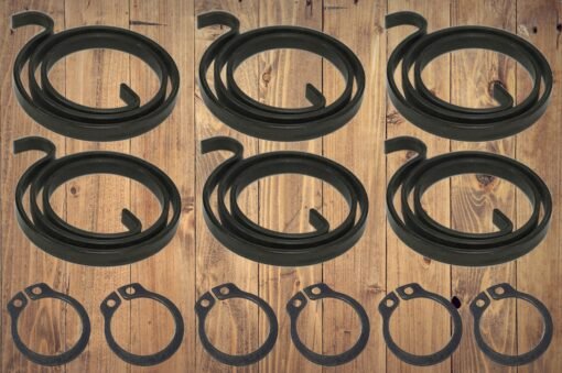 2.5 Turns Door Handle Springs Repair Kit Plus Circlip 2.5mm Thick ( 6 x 2.5 Turns plus 6 Circlips) - Image 11