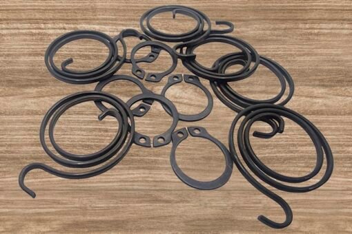 Door Handle Springs Repair Kit plus Circlip ( 6 x 2.5 turn, 3mm thick coils and 6 Circlips) - Image 6