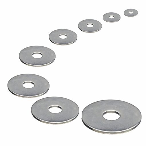 Penny Washers Repair Flat  Mudguard A2 Stainless Steel
