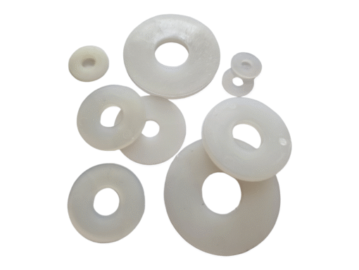 White Nylon Penny Washers - Image 4