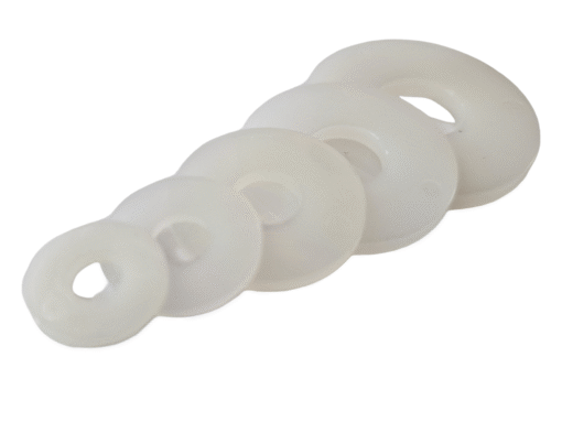 White Nylon Penny Washers - Image 5