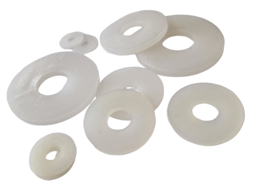 White Nylon Penny Washers
