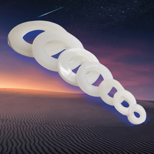 Nylon White Washers Form A Flat - Image 5