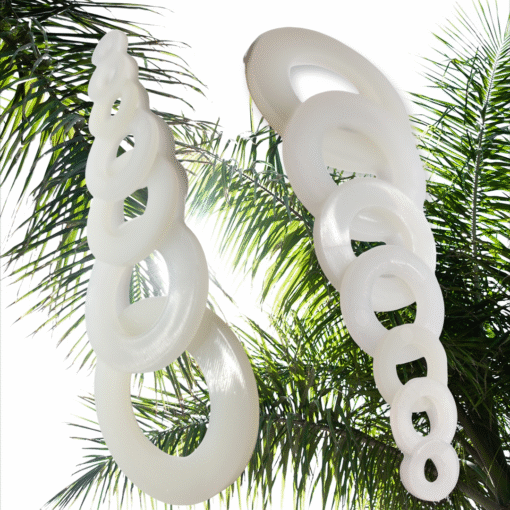 Nylon White Washers Form A Flat - Image 7