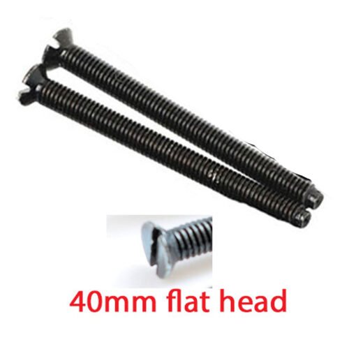 Black Electrical Screws with Black Nickel Finish for Sockets, and Switches - Various Sizes (40mm, 50mm, 75mm) - Image 3