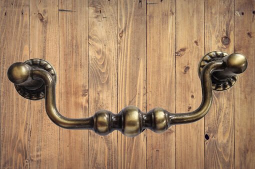 Solid Brass Cabinet Handles Old Brass 400A - Image 3