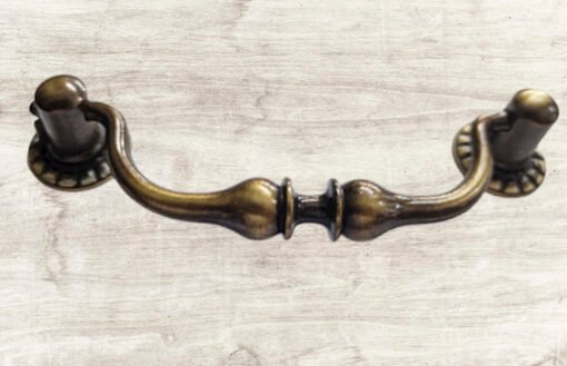 Vintage Brass Cabinet Handles Drawer Handle Old Brass Finish 431 - Image 3