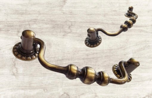 Solid Brass Cabinet Handles Old Brass 400A - Image 5