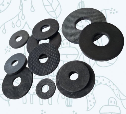 Black Penny Rubber Washers M5, M6, M8, M10, M12 - Image 2