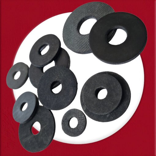 Black Penny Rubber Washers M5, M6, M8, M10, M12 - Image 3