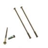 M4 Door Handle Screws Brass Security Carriage Sleeve 90mm