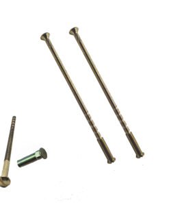 M4 Door Handle Screws Brass Security Carriage Sleeve 90mm