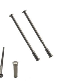 M4 Door Handle Screws Chrome Security Carriage Sleeve 90mm