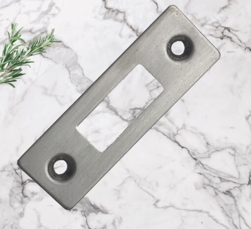 Face Plate Satin Stainless Steel for Tubular Latch - Image 2