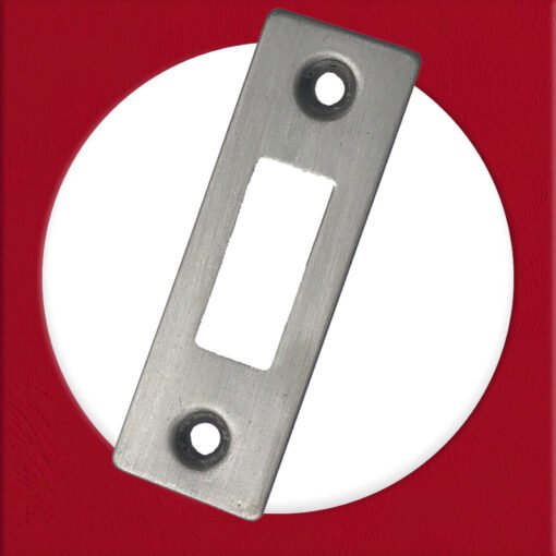 Face Plate Satin Stainless Steel for Tubular Latch - Image 4