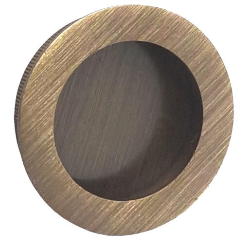 30mm BRONZE Finger Pull Handle Recessed Edge Flush Fitting Pocket Insert Wardrobe Sliding Doors