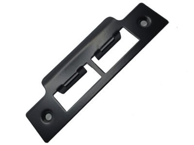 Black strike plate