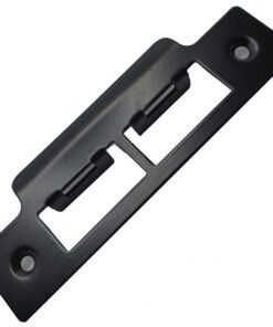 Black strike plate
