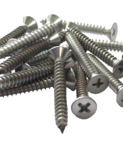 Self-tapping-screws, Multi-Purpose Screws, 316 Marine Grade Stainless Steel, Phillips Flathead Screws for Wood, Drywall and Furniture (Pack of 20)