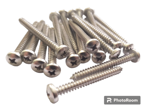 pozi-pan-self-tapping screws - Marine Grade Stainless Steel A4-316 (Pack of 20) - Image 7