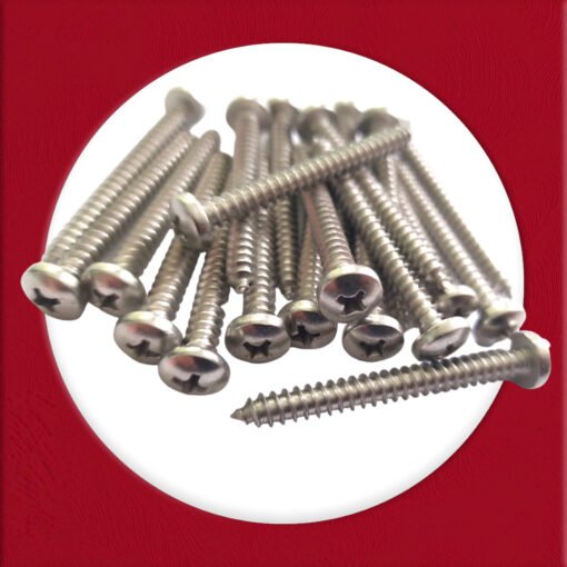 pozi-pan-self-tapping screws - Marine Grade Stainless Steel A4-316 (Pack of 20) - Image 3